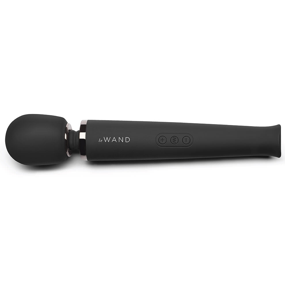 Le Wand Rechargeable Vibrating Massager • Cosmo Sexcellence Award • Black