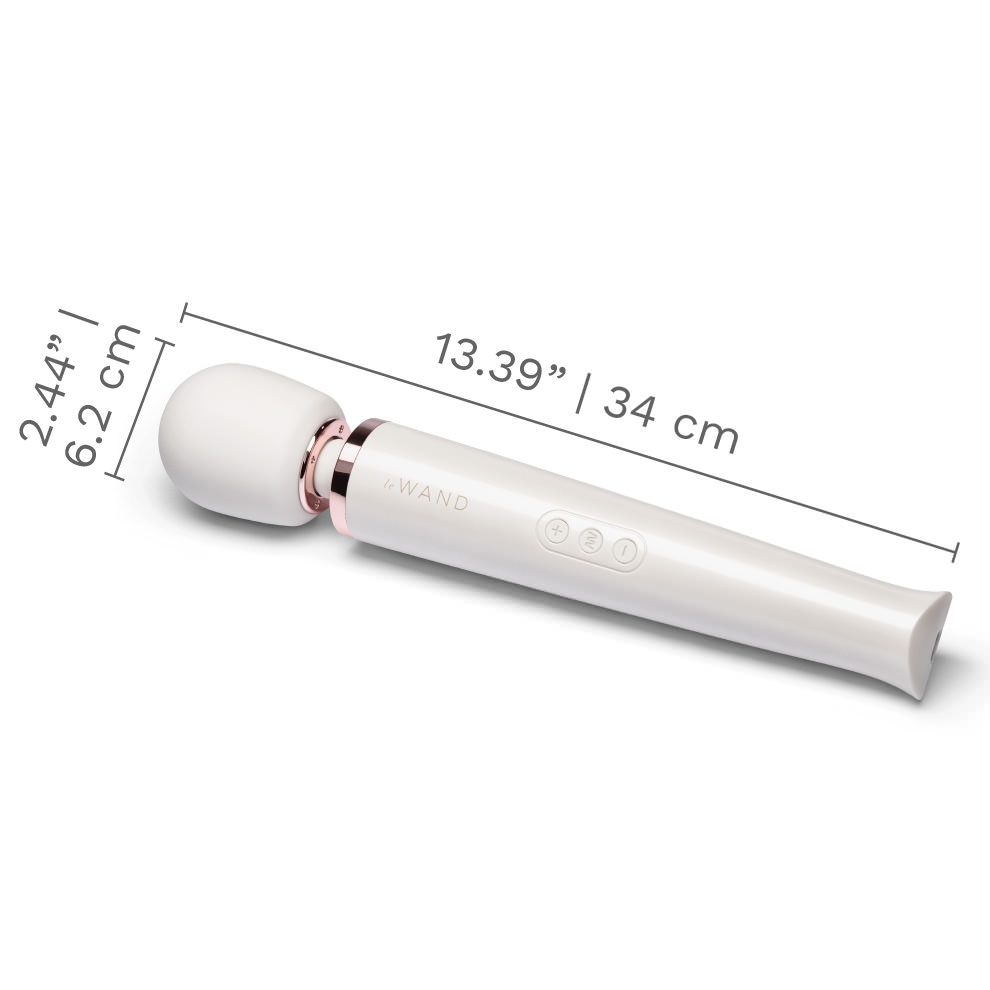 Le Wand Rechargeable Vibrating Massager • Cosmo Sexcellence Award • White