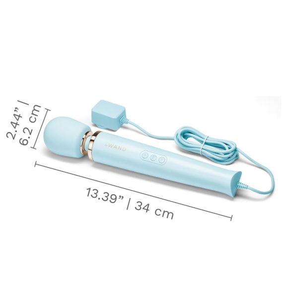 Le Wand Plug-In Vibrating Massager • Sky Blue