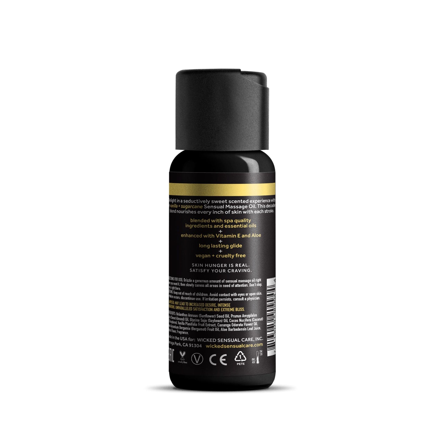 Vanilla + Sugarcane Massage Oil