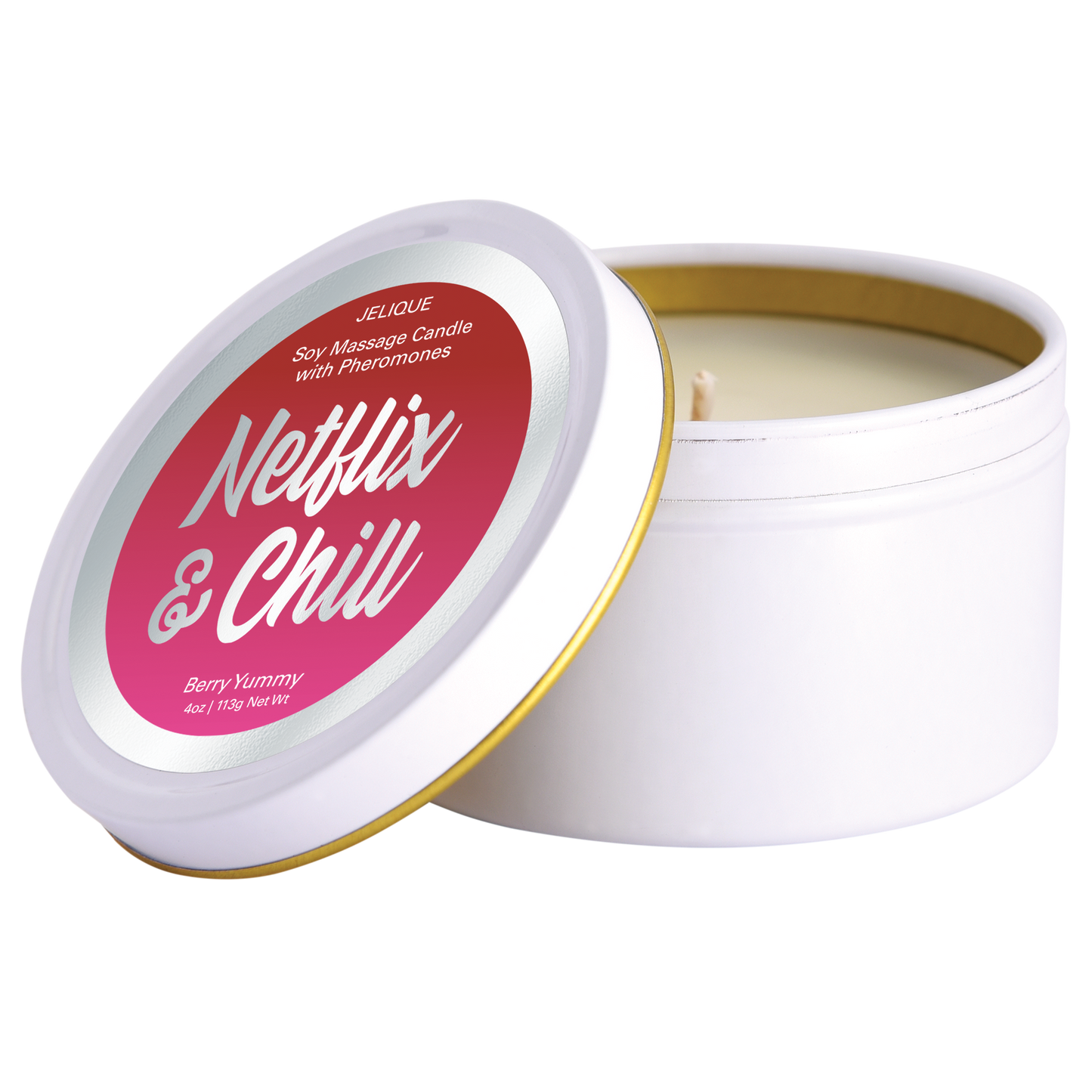 MOOD PHEROMONE MASSAGE CANDLE Netflix & Chill - Berry Yummy