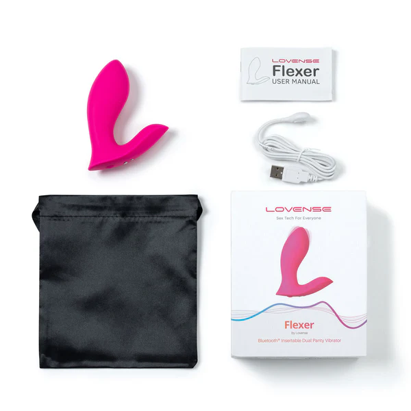 FLEXER BLUETOOTH INSERTABLE DUAL PANTY VIBRATOR