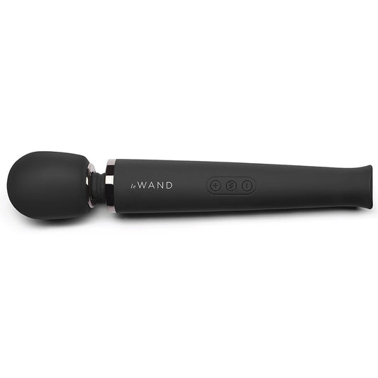 RECHARGEABLE VIBRATING MASSAGER - Black