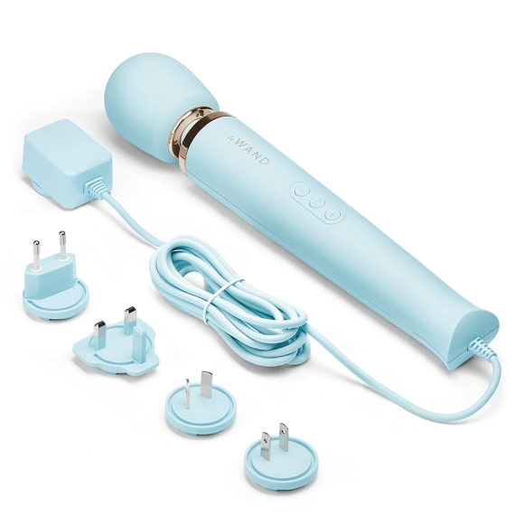 Le Wand Plug-In Vibrating Massager • Sky Blue