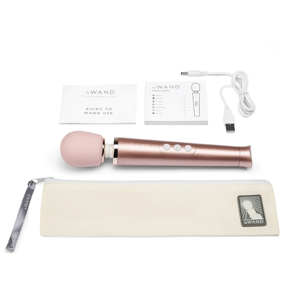 PETITE RECHARGEABLE MASSAGER - Rose Gold