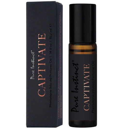 Pure Instinct Men's Collection Pheromone Perfume Oil Roll On • Captivate